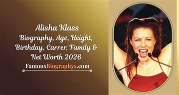 Alisha Klass Net Worth