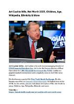 Art Cashin Net Worth