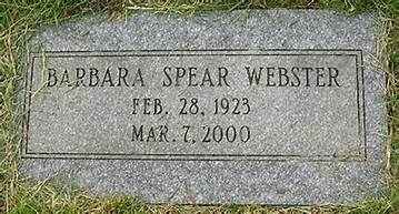 Barbara Spear Webster Net Worth