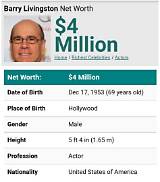 Barry Livingston Net Worth