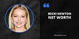 Becki Newton Net Worth