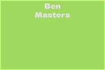 Ben Masters Net Worth