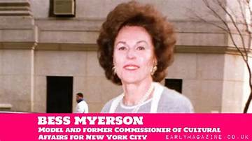 Bess Myerson Net Worth