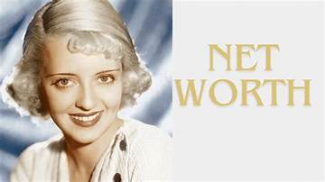 Bette Davis Net Worth