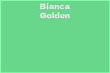 Bianca Golden Net Worth