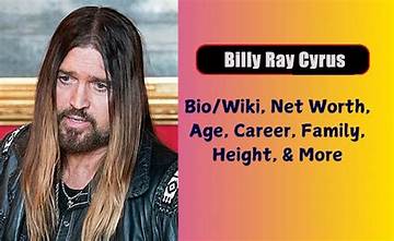 Billy Ray Net Worth