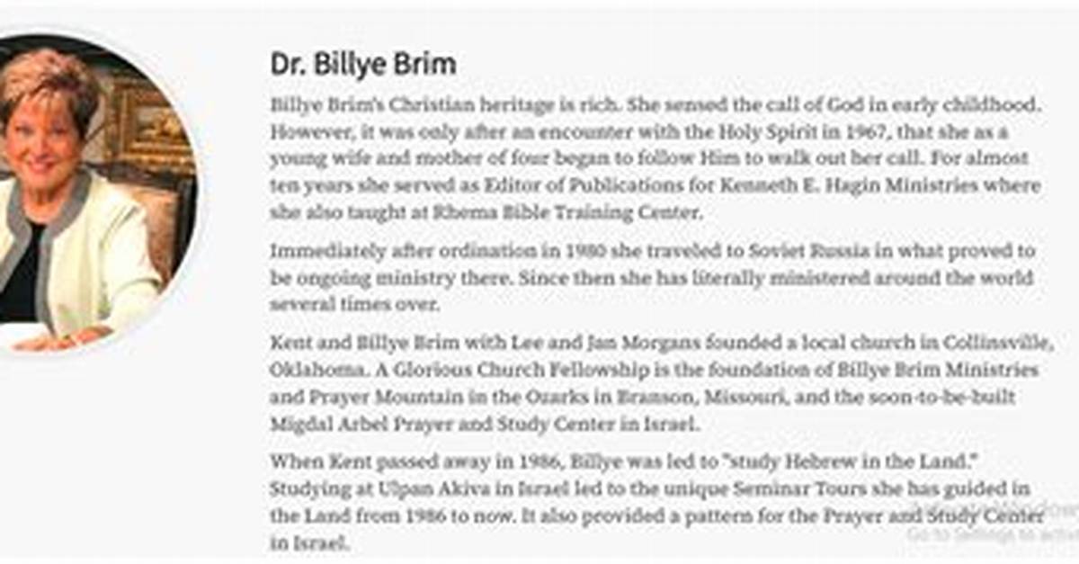 Billye Brim Net Worth