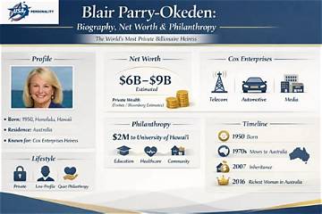 Blair Parry-Okeden Net Worth