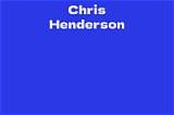 Chris Henderson Net Worth