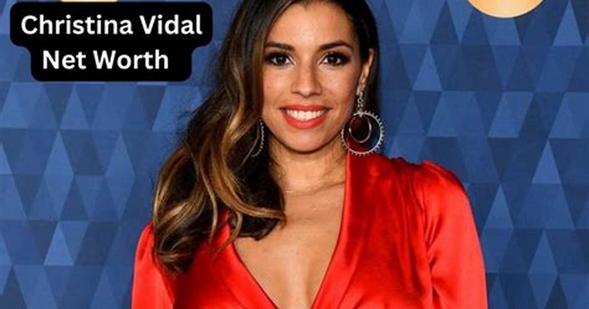 Christina Vidal Net Worth