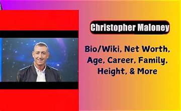 Christopher Scott Maloney Net Worth