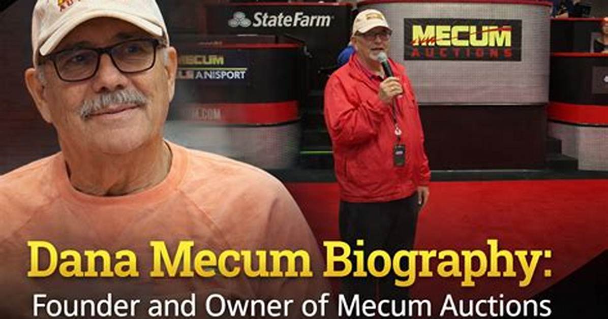 Dana Mecum Net Worth