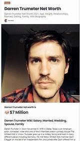 Darren Trumeter Net Worth