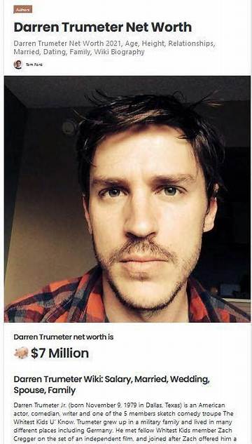 Darren Trumeter Net Worth