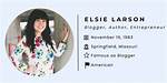 Elsie Larson Net Worth