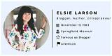 Elsie Larson Net Worth