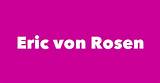 Eric Von Rosen Net Worth