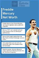 Freddie Mercury Net Worth