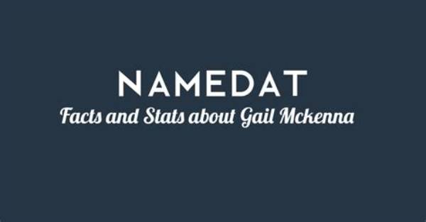 Gail Mckenna Net Worth