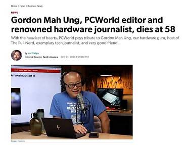 Gordon Mah Ung Net Worth