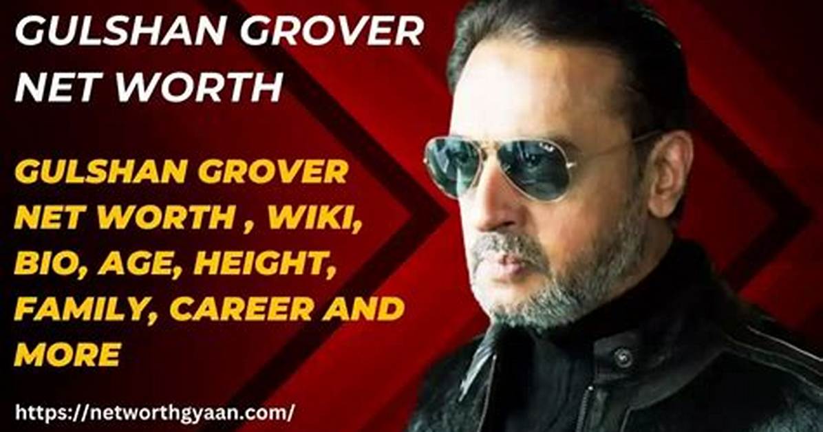 Gulshan Grover Net Worth