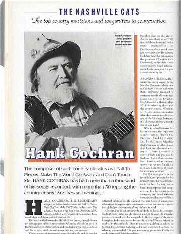 Hank Cochran Net Worth
