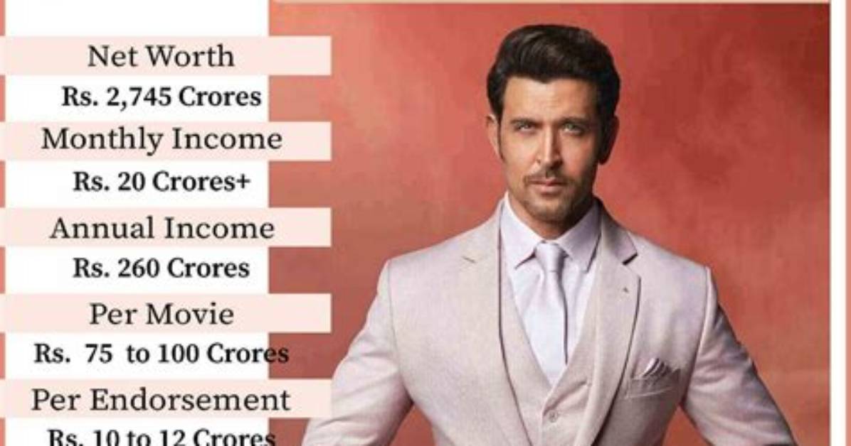 Hrithik Roshan Net Worth