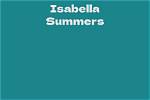 Isabella Summers Net Worth