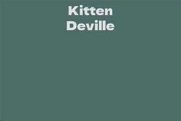Kitten Deville Net Worth