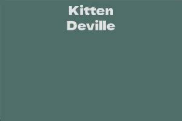 Kitten Deville Net Worth