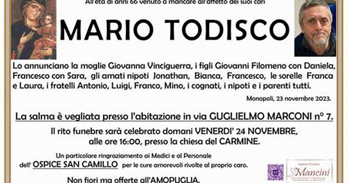 Mario Todisco Net Worth