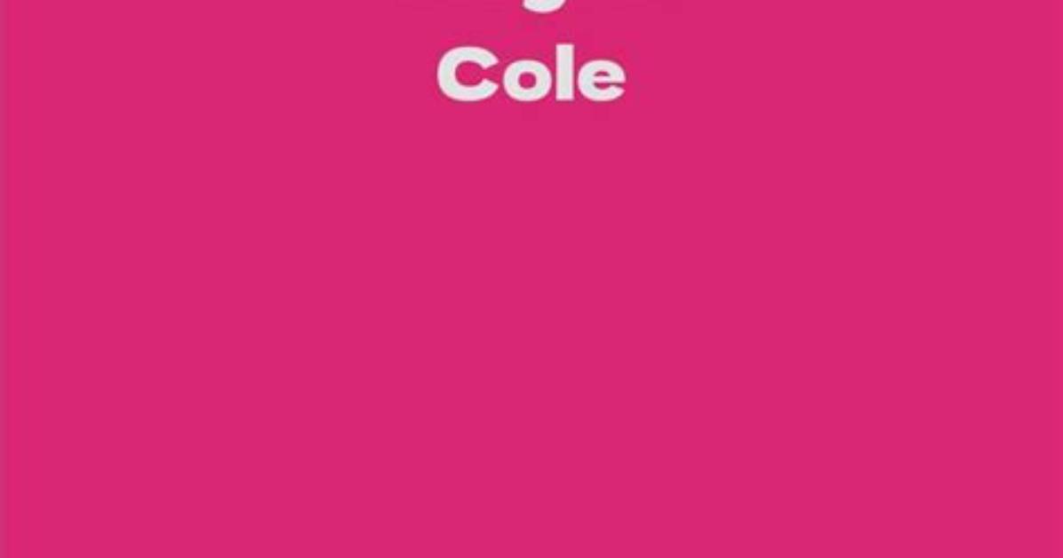 Megan Cole Net Worth