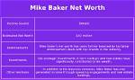 Mike Baker Net Worth