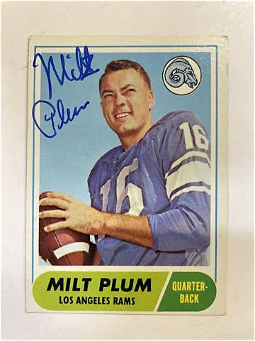 Milt Plum Net Worth