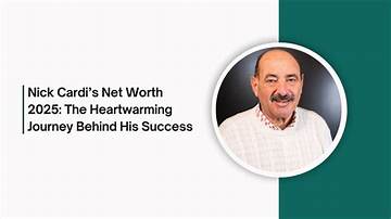 Nick Cardi Iii Net Worth
