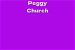 Peggy Church Net Worth