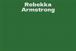 Rebekka Armstrong Net Worth