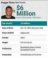 Reggie Theus Net Worth