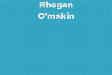Rhegan O’makin Net Worth