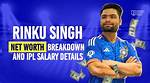 Rinku Singh Net Worth