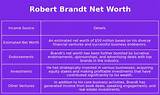 Robert Brandt Net Worth