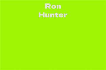 Ron Hunter Net Worth