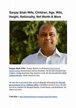 Sanjay Shah Net Worth