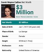 Sarah Wayne Callies Net Worth