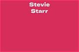 Stevie Starr Net Worth