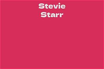 Stevie Starr Net Worth