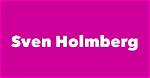 Sven Holmberg Net Worth