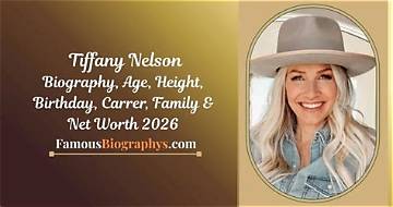 Tiffany Nelson Net Worth