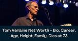 Tom Verlaine Net Worth