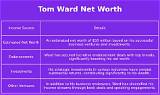 Tom Ward Net Worth